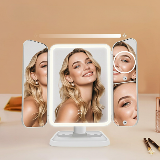 Espejo Triple Con Luces